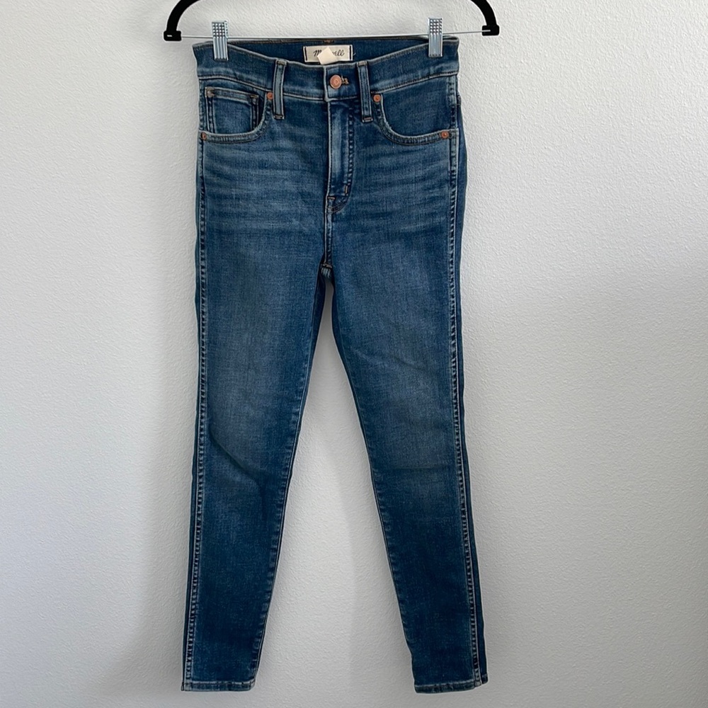 Madewell 10” high rise skinny jeans